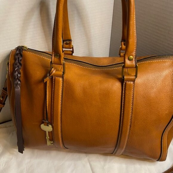 FOSSIL Kendall Large Satchel with Key - Picture 12 of 13